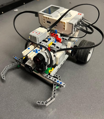 LEGO EV3 robot setup for the third robotics project